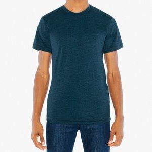 50/50 Crewneck T-Shirt Black Aqua